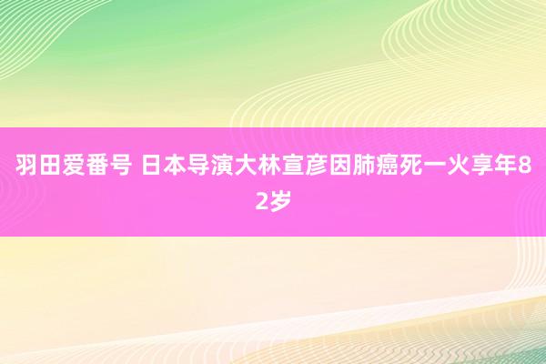 羽田爱番号 日本导演大林宣彦因肺癌死一火享年82岁